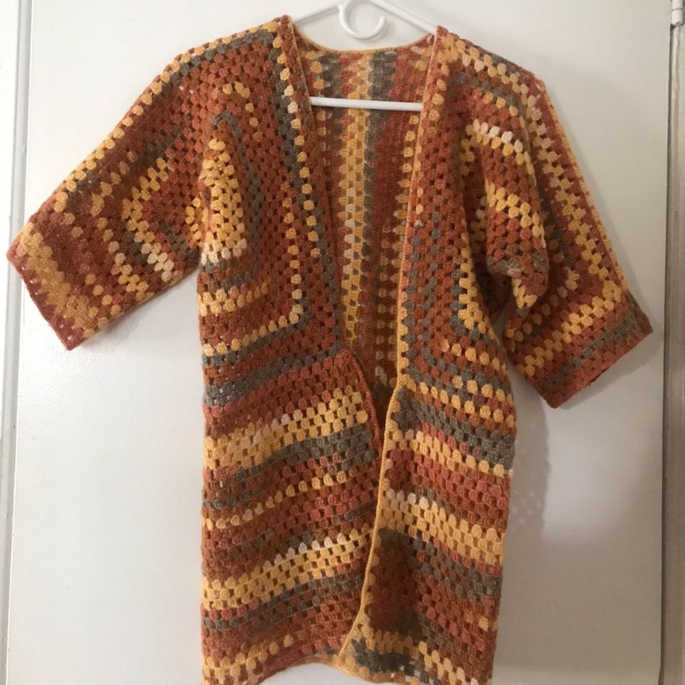 Handmade crochet cardigan